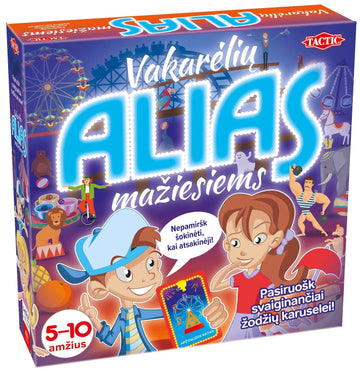 TACTIC Board game Alias Junior Party (In Lithuanian lang.)