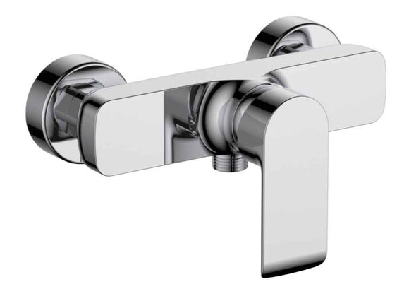 Miscelatore esterno doccia moderno cromato completo