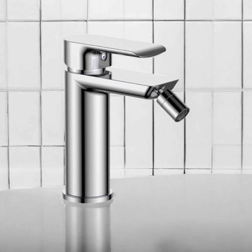 Miscelatore bidet moderno cromato completo