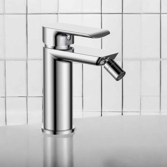Miscelatore bidet moderno cromato completo