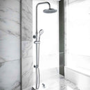 Colonna doccia in acciaio cromata completa