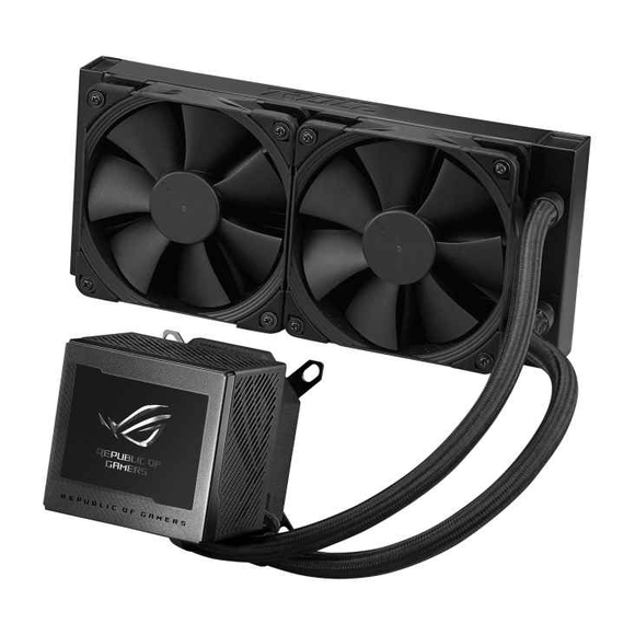 Refroidisseur liquide pour processeur ASUS ROG RYUJIN III 240 AiO avec écran LCD 3,5", 2 processeurs Noctua iPPC 2000 PWM 120 mm (compatibilité AM5)