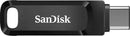 SanDisk Ultra Dual Drive USB flash drive 128 GB USB Type-A / USB Type-C 3.2 Gen 1 (3.1 Gen 1) Black, Silver