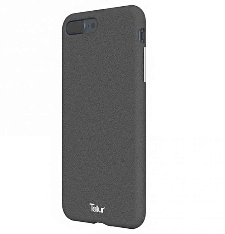 Tellur Cover Premium Pebble Touch Fusion pour iPhone 7 Plus gris foncé