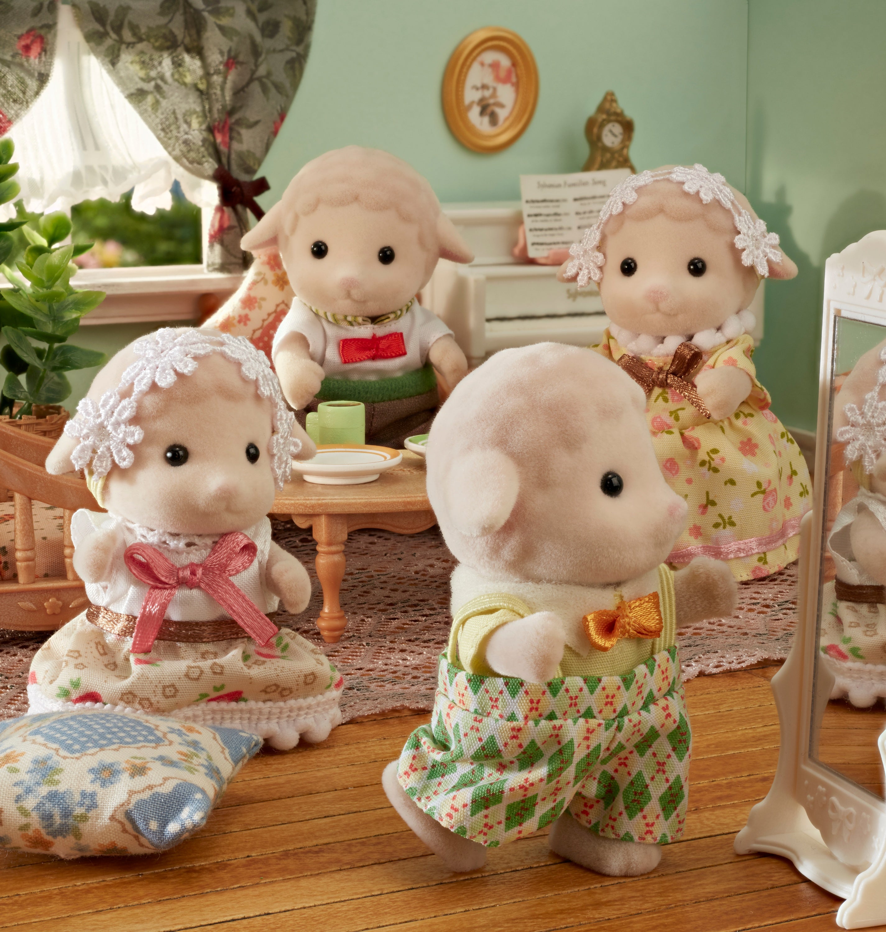 Famille de moutons sylvanian families