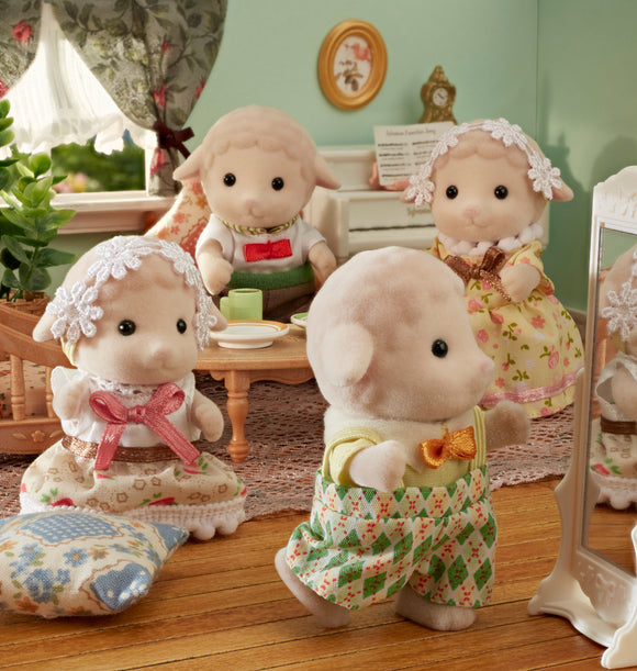 Famille de moutons sylvanian families