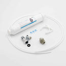 Rubinetto cucina nero con filtro acqua al carbone attivo e doppia leva – design moderno