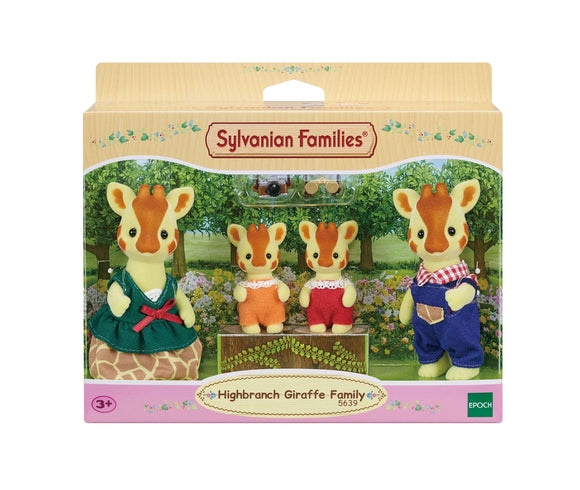 Famille des girafes de haute branche des Sylvanian Family