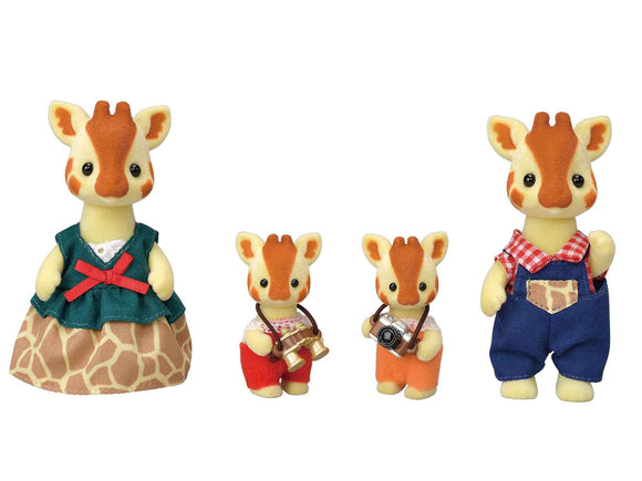 Famille des girafes de haute branche des Sylvanian Family