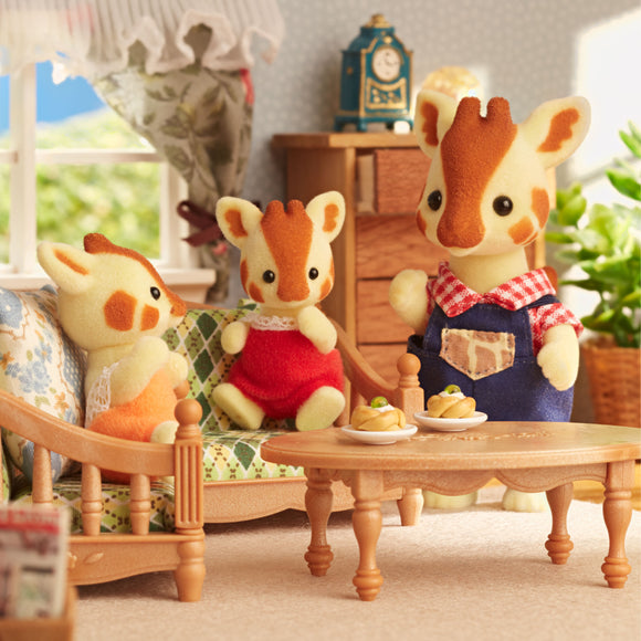 Famille des girafes de haute branche des sylvanian family