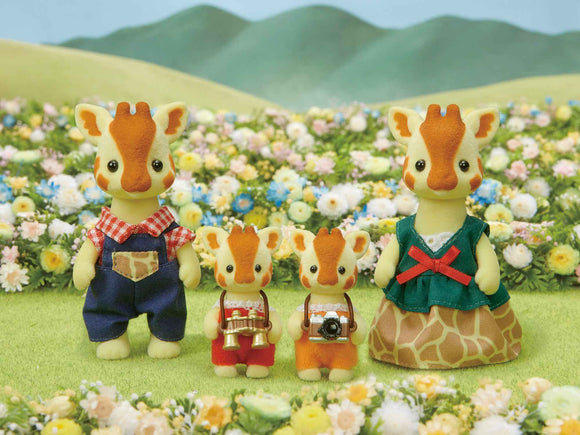 Famille des girafes de haute branche des Sylvanian Family