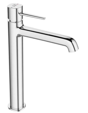 Miscelatore lavabo da appoggio – design elegante con leve sottili, aeratore regolabile e finitura cromata