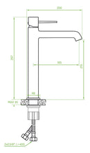 Miscelatore lavabo da appoggio – design elegante con leve sottili, aeratore regolabile e finitura cromata-3
