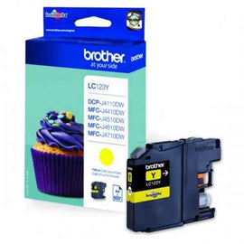 Brother LC123 (LC123Y) Ink Cartridge, Yellow