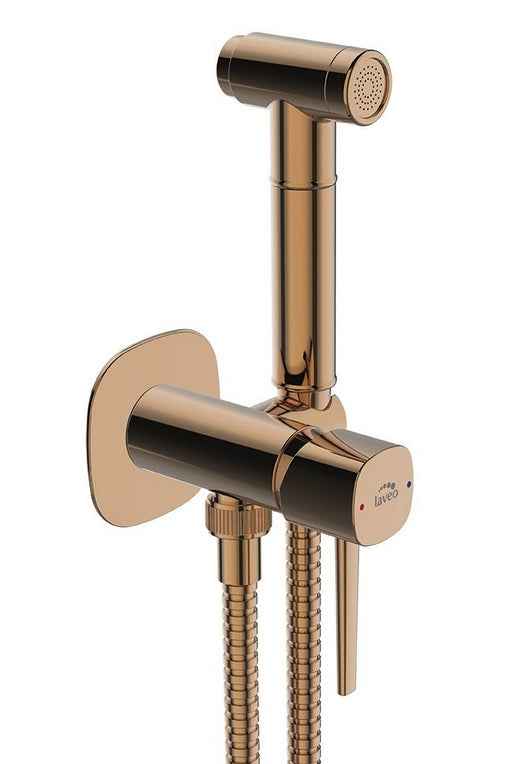 Set idroscopino bidet a incasso oro rosa con doccetta bidet – elegante, trendy e salvaspazio