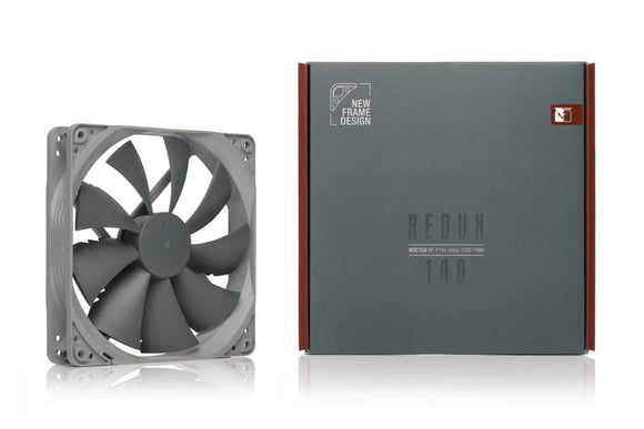 Noctua NF-P14S REDUX-1500 PWM computer cooling system Computer case Fan 14 cm Grey