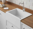 Lavello a Vasca Singola 63x49 cm | Ceramica Moderna, Sifone Salvaspazio Incluso
