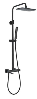 Colonna doccia con rubinetto – Nero opaco