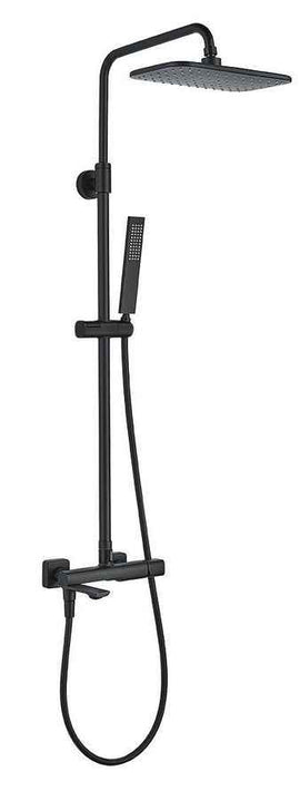 Colonna doccia con rubinetto – Nero opaco