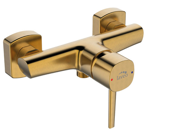 Set de douche murale en or brossé – élégant, fonctionnel et compatible avec tous les ensembles de douche