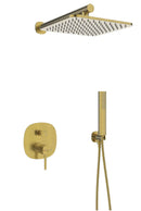 Set doccia – oro spazzolato, soffione, bocca e sistema anticalcare