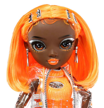 Poupée mannequin RAINBOW HIGH orange fluo