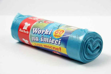 Sacs poubelles, 60 l/10 pièces, 28 microns