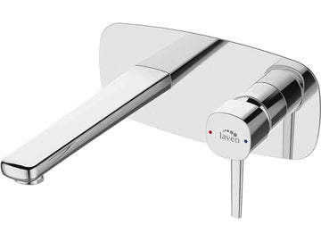 Miscelatore lavabo a incasso – design elegante, aeratore regolabile e finitura cromata