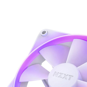 Nzxt f140 rgb 140 mm blanc lot de 2 et contrôleur rgb