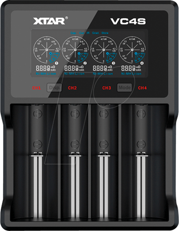 XTAR VC4SL battery charger to Li-ion / Ni-MH / Ni-CD 18650 - 0