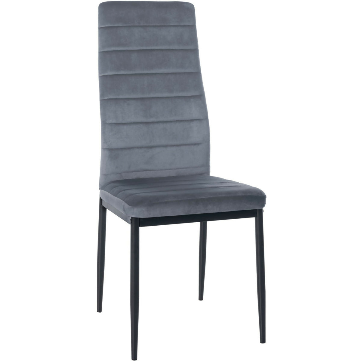 Mayfair Velvet Chair - Light gray