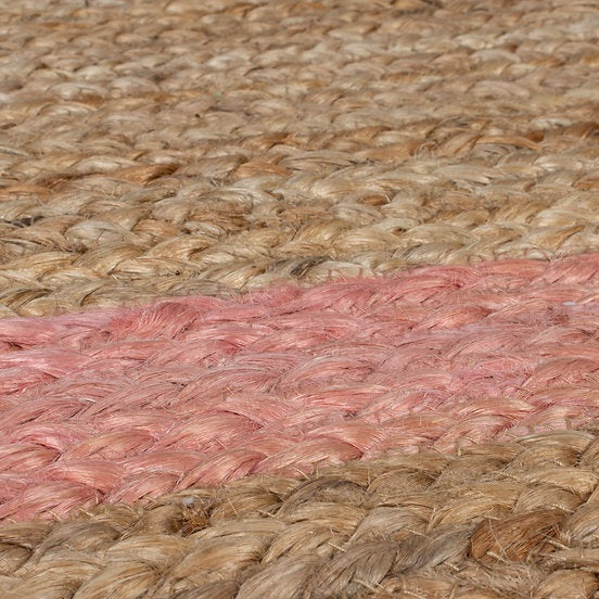 Tapis de salon en jute flower jute