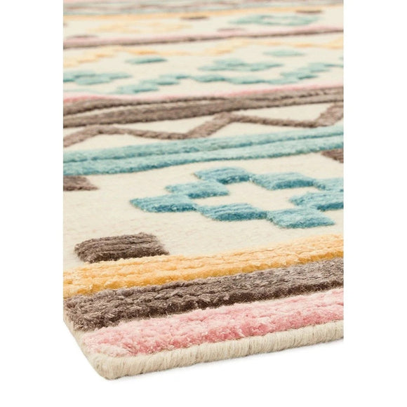 Tapis de salon en laine style berbère teo