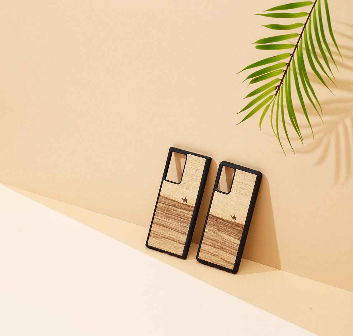 Coque MAN&WOOD pour Galaxy Note 20 noir terra