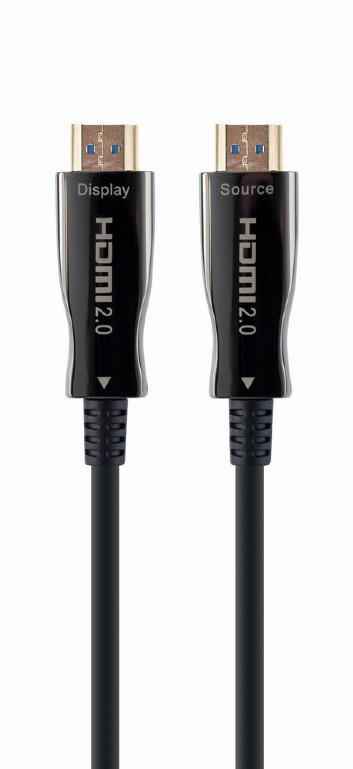 Câble HDMI haute vitesse GEMBIRD Active Optical AOC avec Ethernet AOC Premium Series 30 m