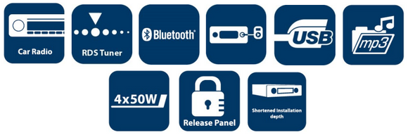 Radioodtwarzacz BPA1121BT BT FM AUX USB
