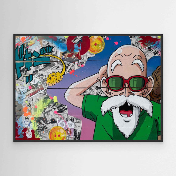Tortue Géniale reproduction officielle sur toile de l'œuvre
