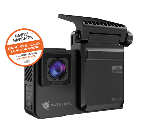 Navitel  enregistreur vidéo pour voiture  rs2 duo  1920 x 1080 pixels  cartes incluses