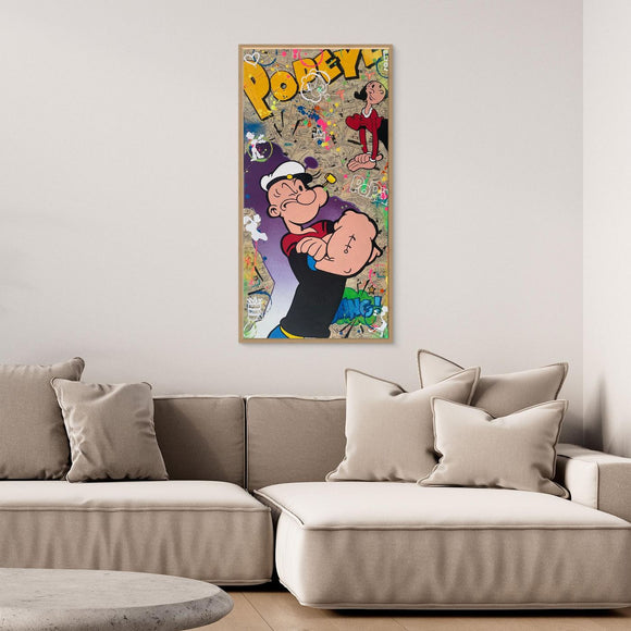 Popeye & Olive Pop Art impression de l'œuvre originale de Vincent STREIFF