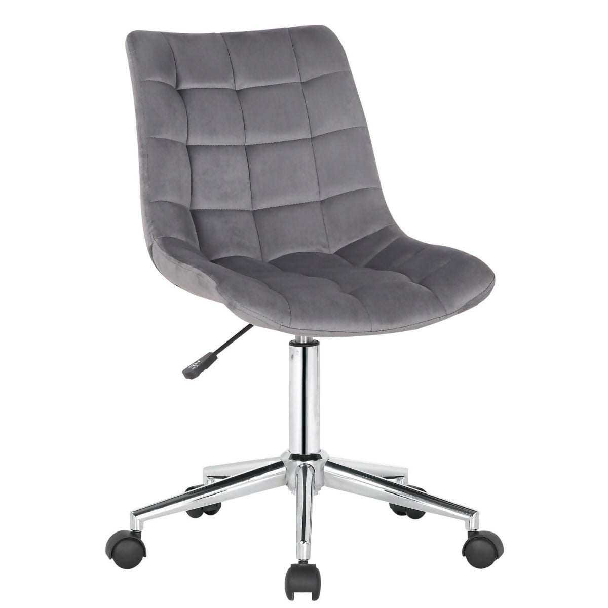 Medford office chair - Gray velvet - 0