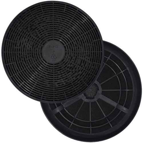 Filtre à charbon actif (x2) compatible avec différentes hottes de cuisine de Respecta, B