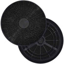 Filtre à charbon actif (x2) compatible avec différentes hottes de cuisine de Respecta, B