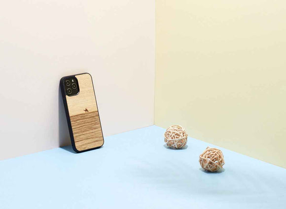 MAN&WOOD case for iPhone 12/12 Pro terra black