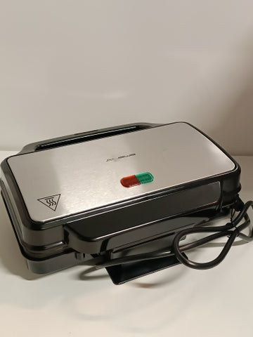 Ecost Customer Return, Emerio XXL sandwich toaster suitable for all toast sizes, BPA free, large she