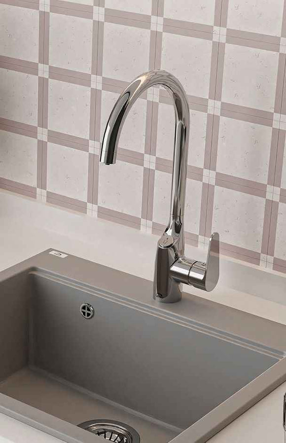 Miscelatore cucina con Filtro acqua potabile | Cromato e Design Moderno