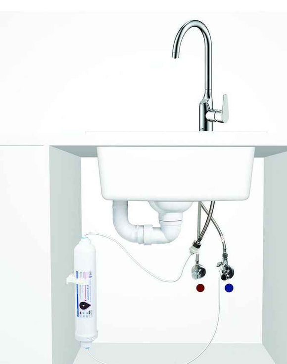 Miscelatore cucina con Filtro acqua potabile | Cromato e Design Moderno