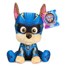 Peluche Chase du film Mighty Pups de la Pat' Patrouille 22 cm