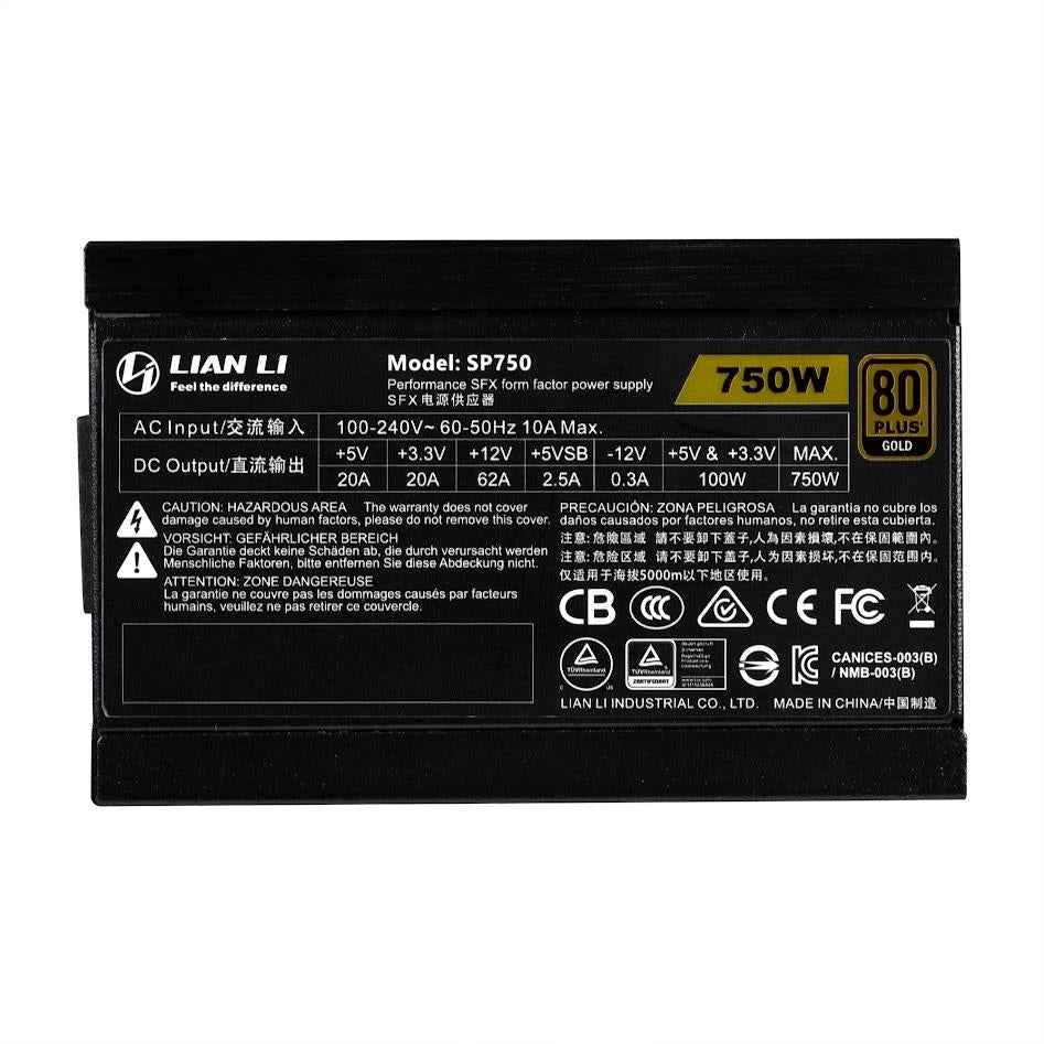 Alimentation Lian Li 80 PLUS Gold SFX - 750 watts
