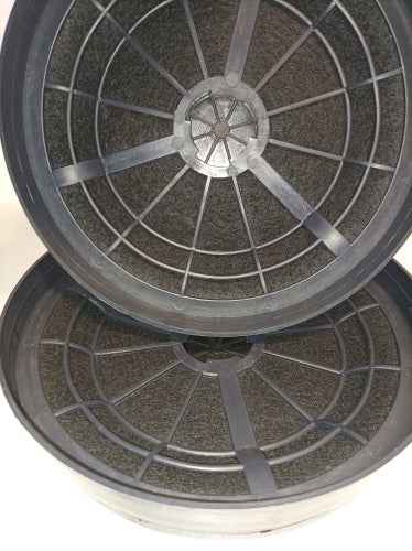 Filtre à charbon actif Ecost Customer Return (x2), adapté à diverses gammes « Respecta », « Bomann »