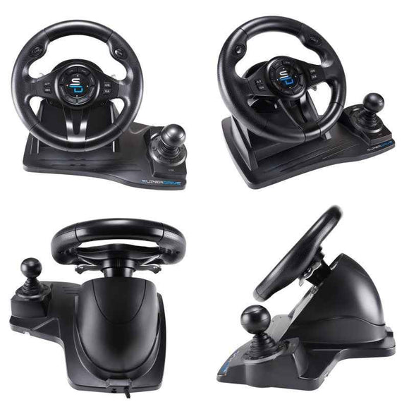 SUPERDRIVE Sada volantu, pedálů a řadící páky GS550/ PS4/ Xbox One/ Xbox Series X/S / PC